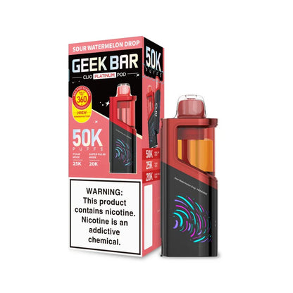 Geek Bar Clio Platinum 50k Pods - 16ml - 5ct
