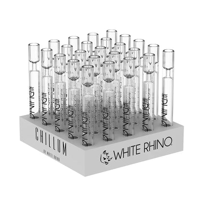 White Rhino - Chillum - 25ct - Silicone Cap