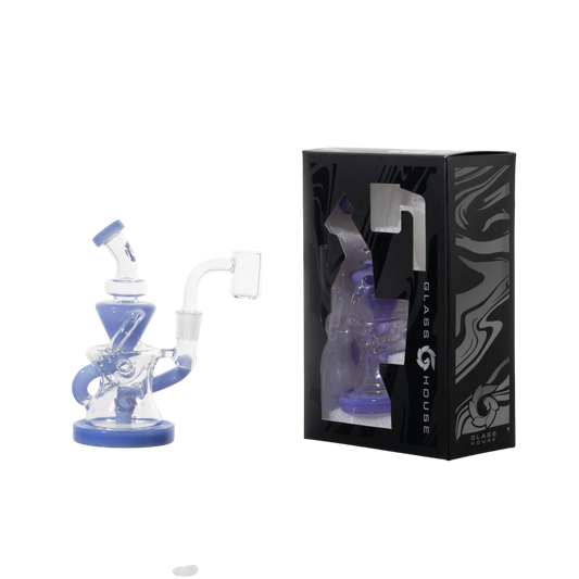 Glass House - WP - 6" Hourglass Mini Recycler +