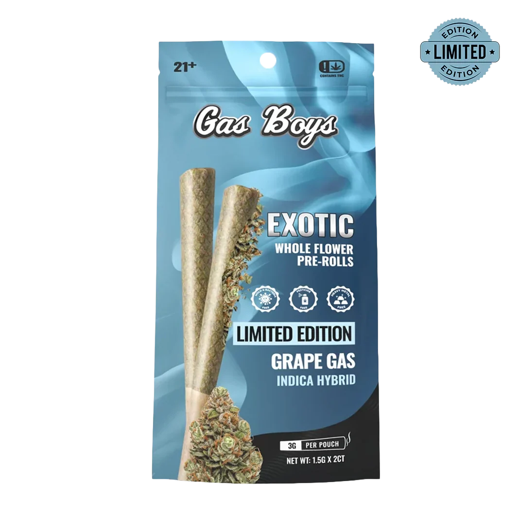 Gas Boys - 1.5g Prerolls - 2pk - 10ct