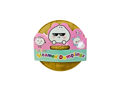 Squish Toy - 12ct - Dumpling Solid Color Face