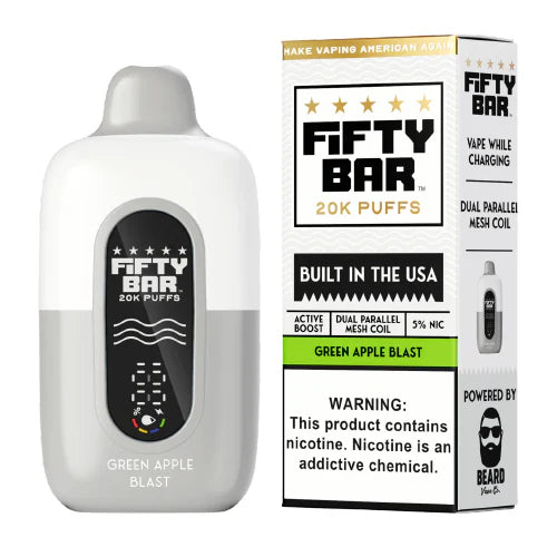 Fifty Bar White 20k - 18ml - 5ct