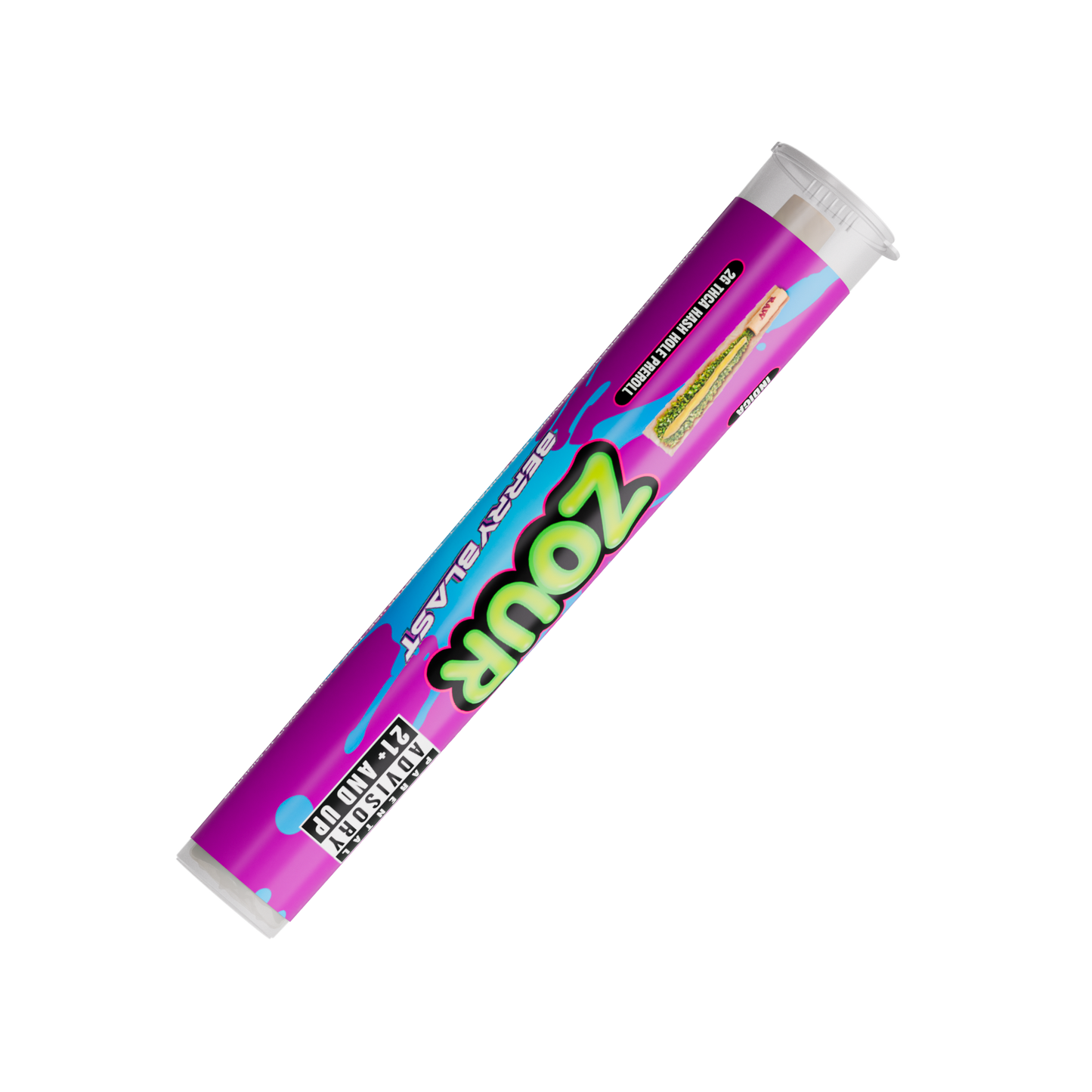 Zour Stash - 2g Pre-Roll THCA Hash Holes - 20ct