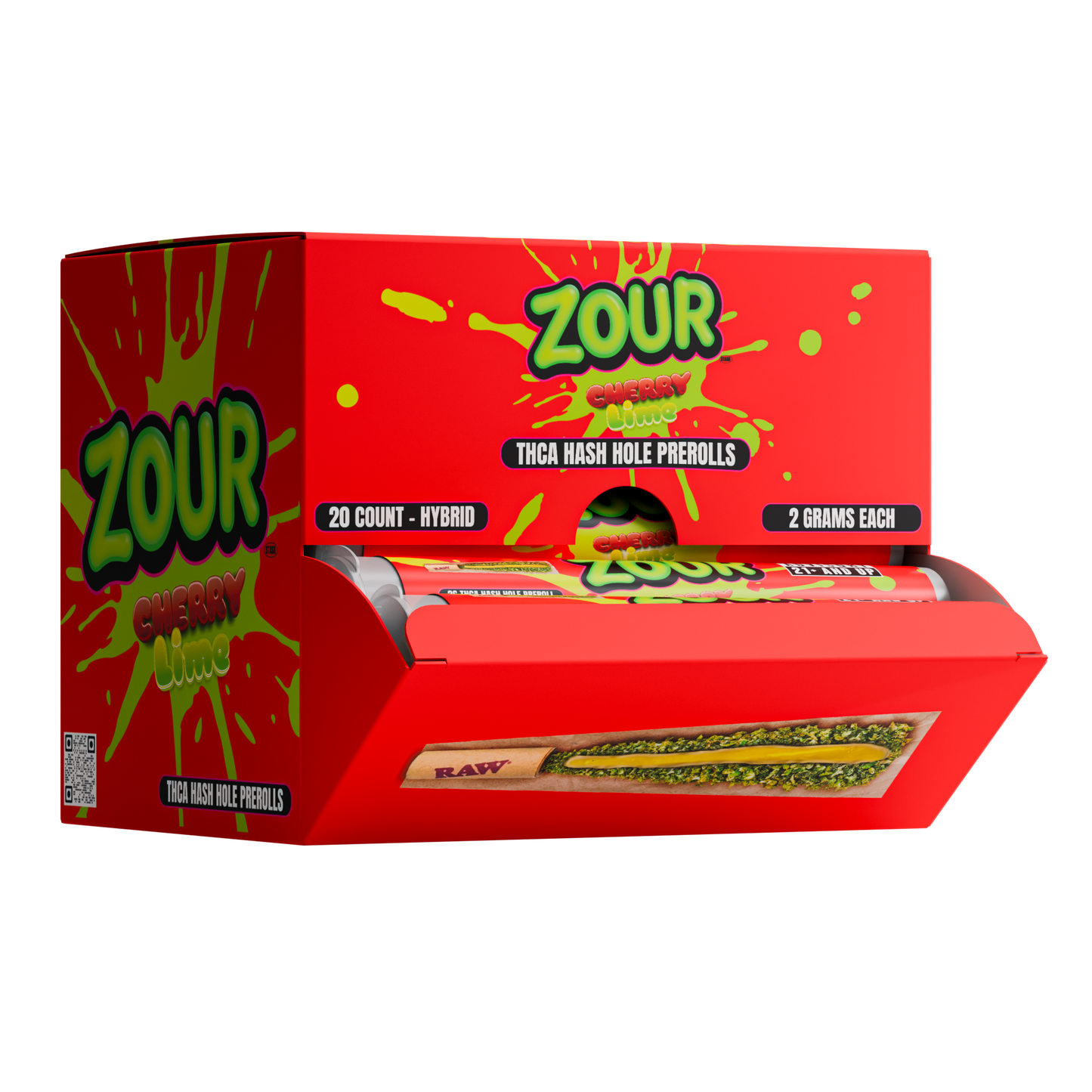 Zour Stash - 2g Pre-Roll THCA Hash Holes - 20ct