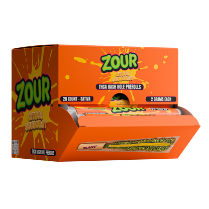 Zour Stash - 2g Pre-Roll THCA Hash Holes - 20ct
