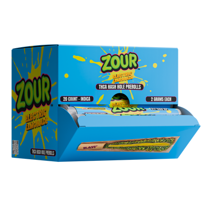 Zour Stash - 2g Pre-Roll THCA Hash Holes - 20ct