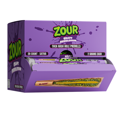 Zour Stash - 2g Pre-Roll THCA Hash Holes - 20ct