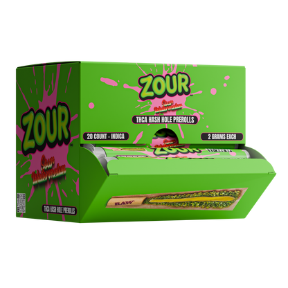 Zour Stash - 2g Pre-Roll THCA Hash Holes - 20ct