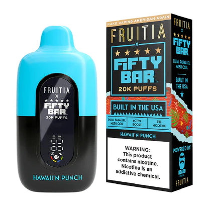 Fifty Bar x Fruitia 20k - 18ml - 5ct +
