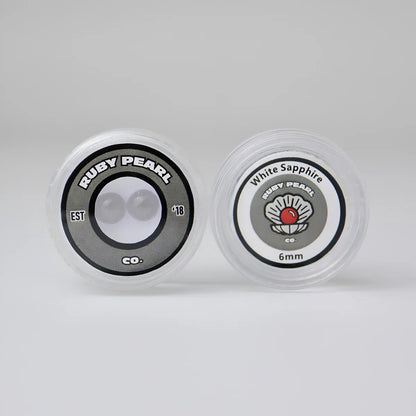 RPC - Terp Pearls - 6mm Sapphire - 2ct - Clear