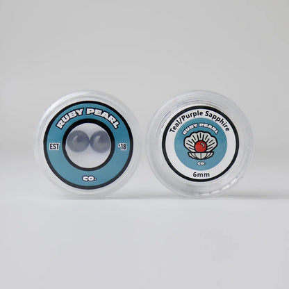 RPC - Terp Pearls - 6mm Sapphire - 2ct - Teal/Purple