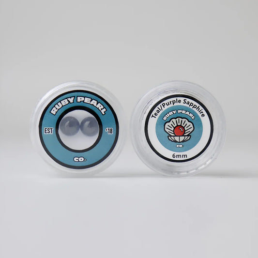 RPC - Terp Pearls - 6mm Sapphire - 2ct - Teal/Purple