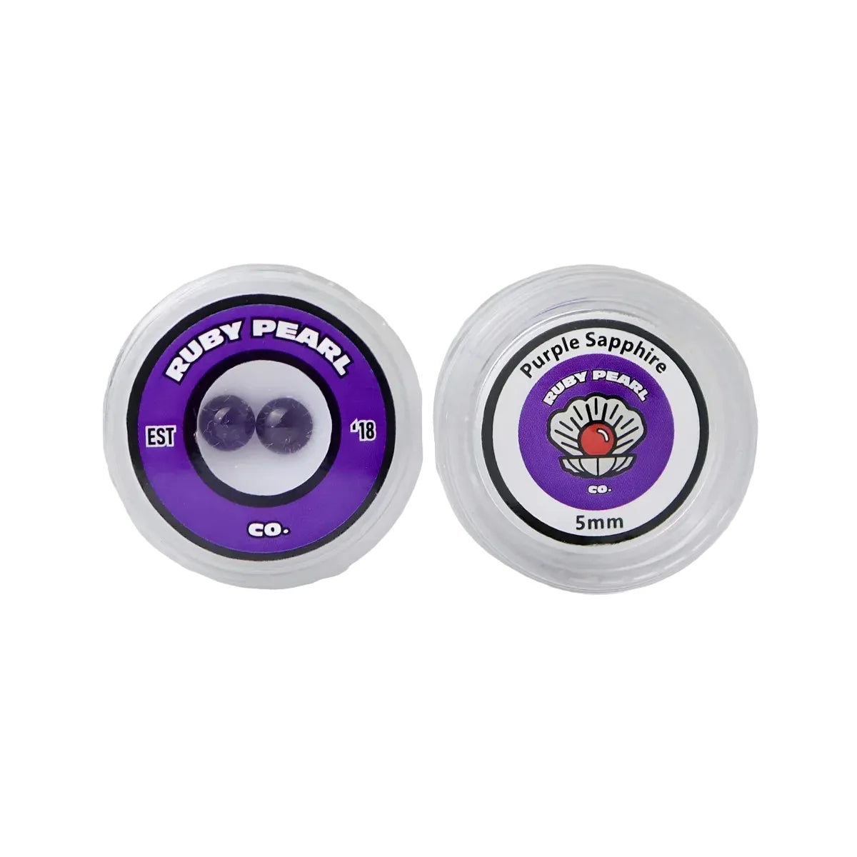 Ruby Pearl Co - 5mm Purple Sapphire Terp Pearls - 2ct