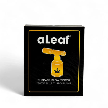 Aleaf 5" Brass Butane Torches - Assorted Colors