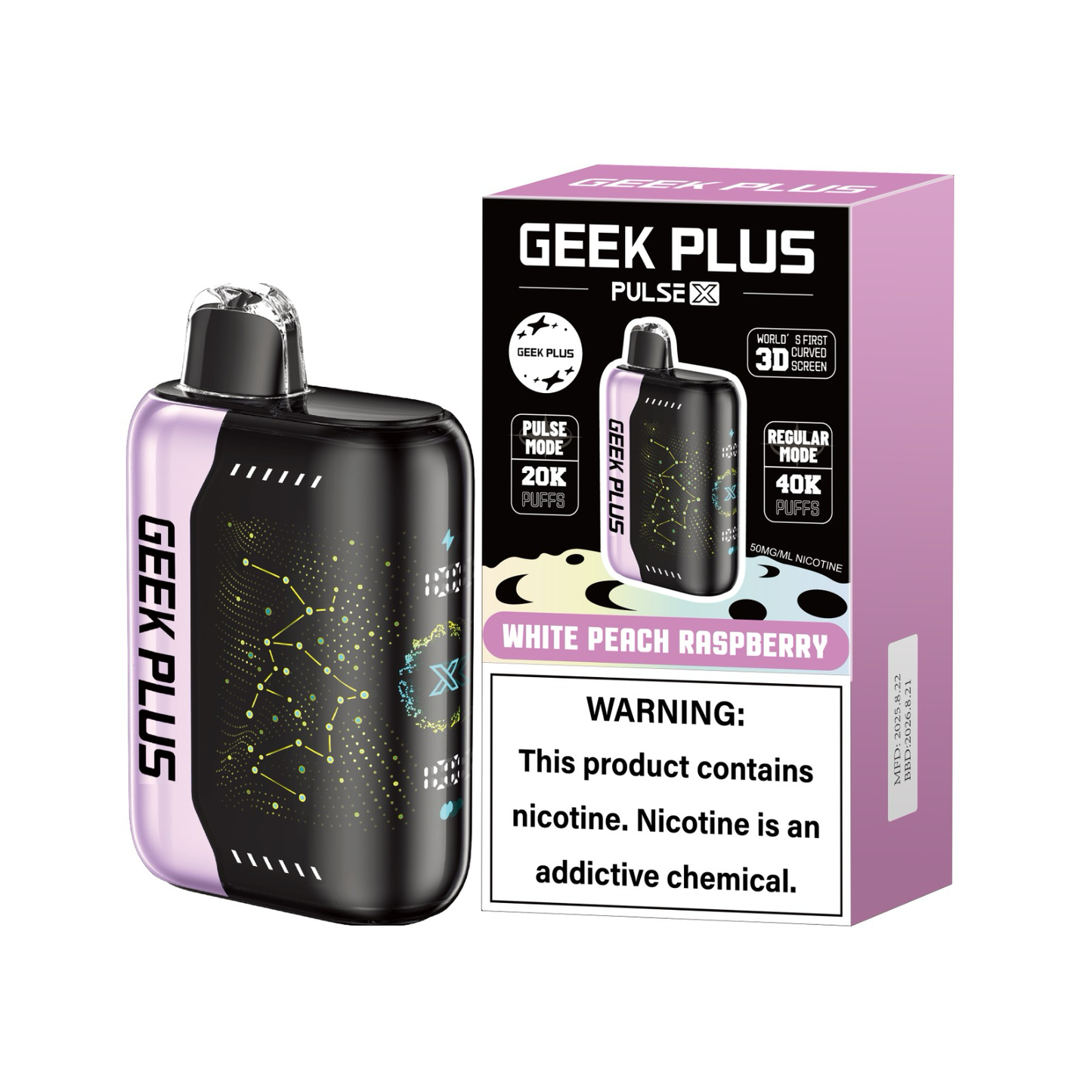 Geek Plus Pulse X 5% - 18ml - 5ct