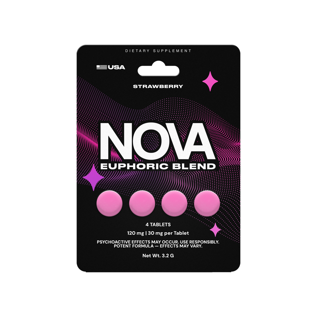 Nova 120mg Euphoric Blend Tablets - 4pk - 6ct