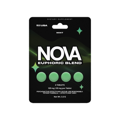 Nova 120mg Euphoric Blend Tablets - 4pk - 6ct