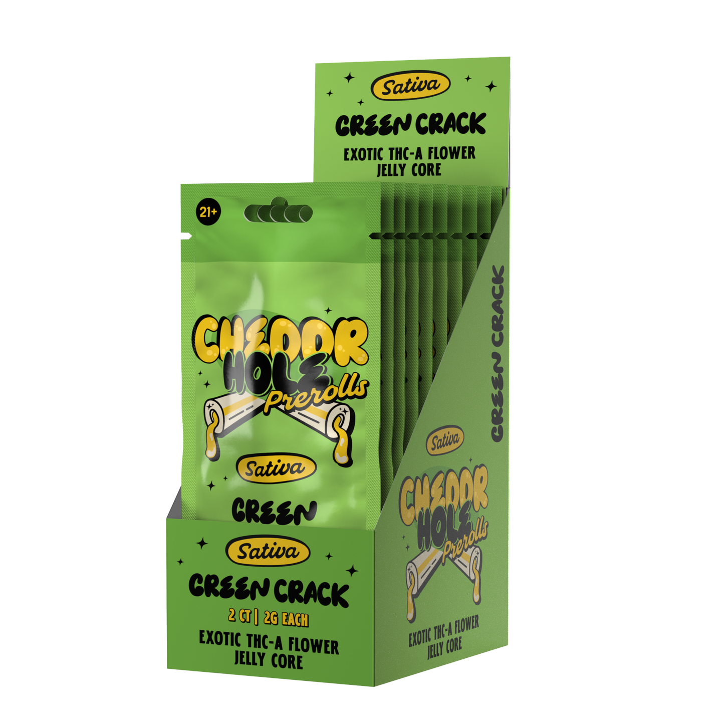 Cheddr 2g Preroll Hash Holes - 2pk - 10ct