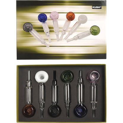 Kush RX - Glass Pipes - Asst - 6ct