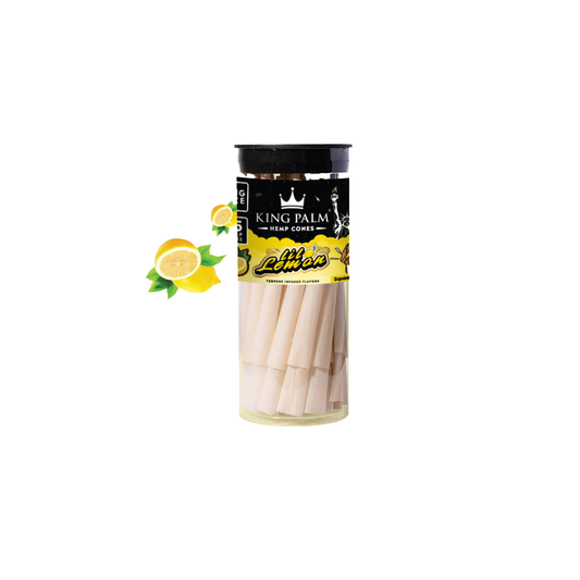 King Palm Cones 1 1/4 - Hemp | Lil Lemon - 30CT