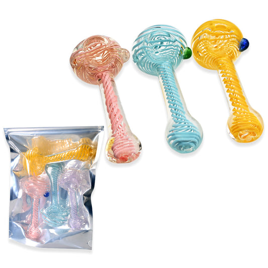 Hand Pipes - 4" Color Ciril - 4ct