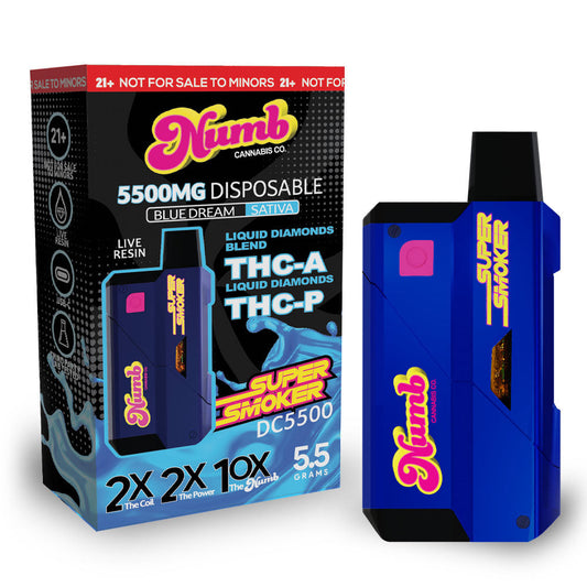 Numb - 5.5g Dispo - Delta & Mushrooms