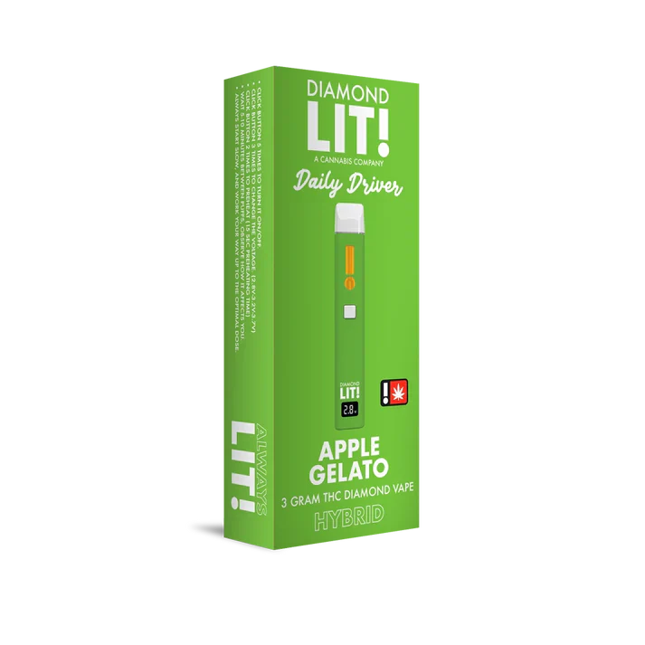 Lit! - 3g Daily Driver Diamond Lit Disposable - 5ct