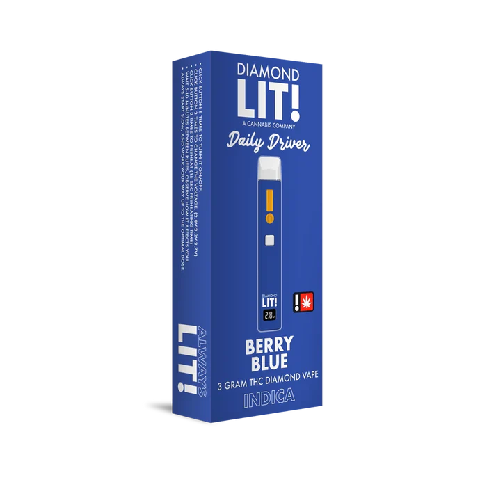 Lit! - 3g Daily Driver Diamond Lit Disposable - 5ct