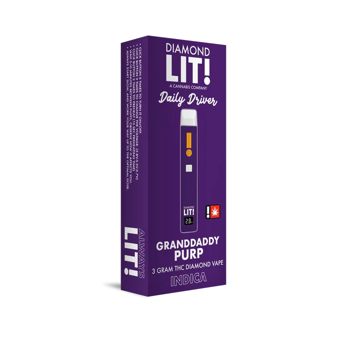 Lit! - 3g Daily Driver Diamond Lit Disposable - 5ct
