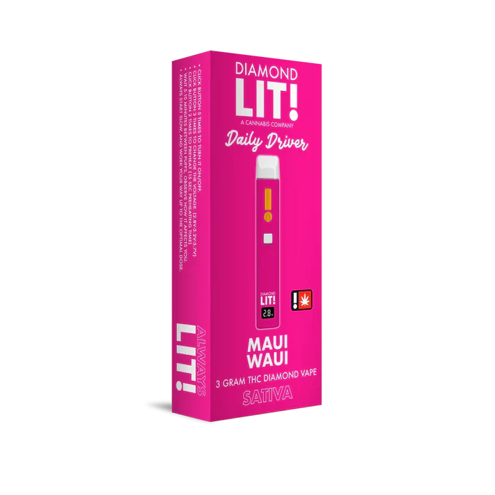 Lit! - 3g Daily Driver Diamond Lit Disposable - 5ct