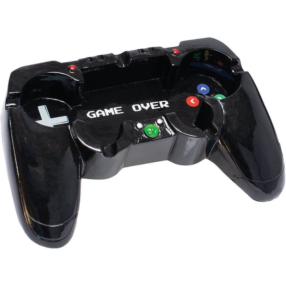 Fujima Polystone Ashtray 7.5" - Game Remote - Black