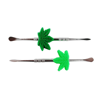 Dab Tool - 30ct - Leaf Stainless