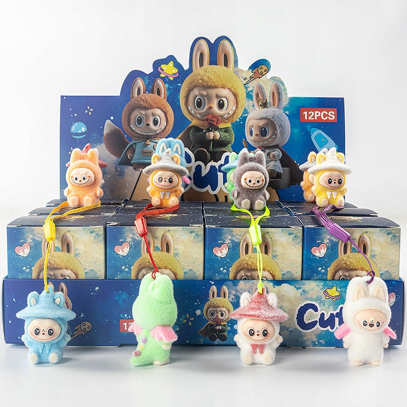 Keychain Toy - Cute Bunny Monster - Asst