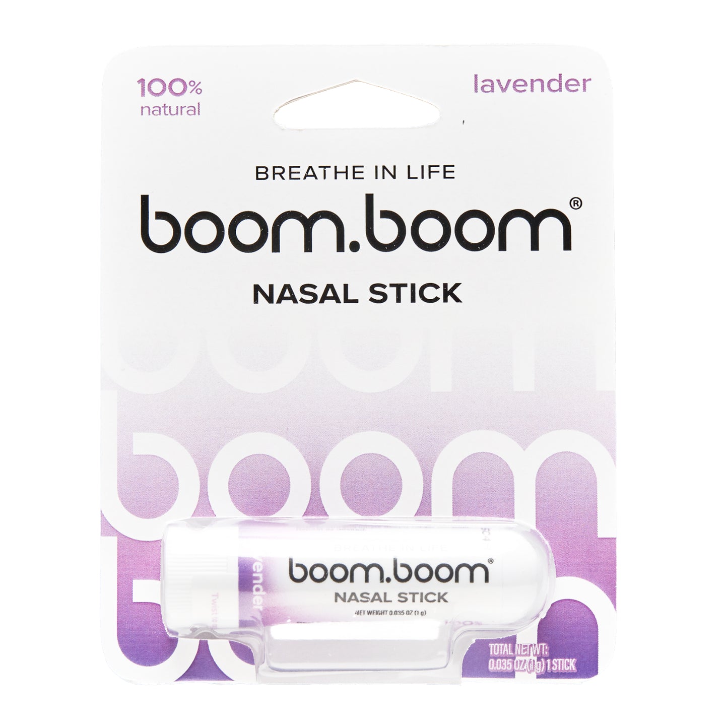 BoomBoom Daily-Use Nasal Stick - Variety Pack (24 x 1-Pack Blister Mastercase)