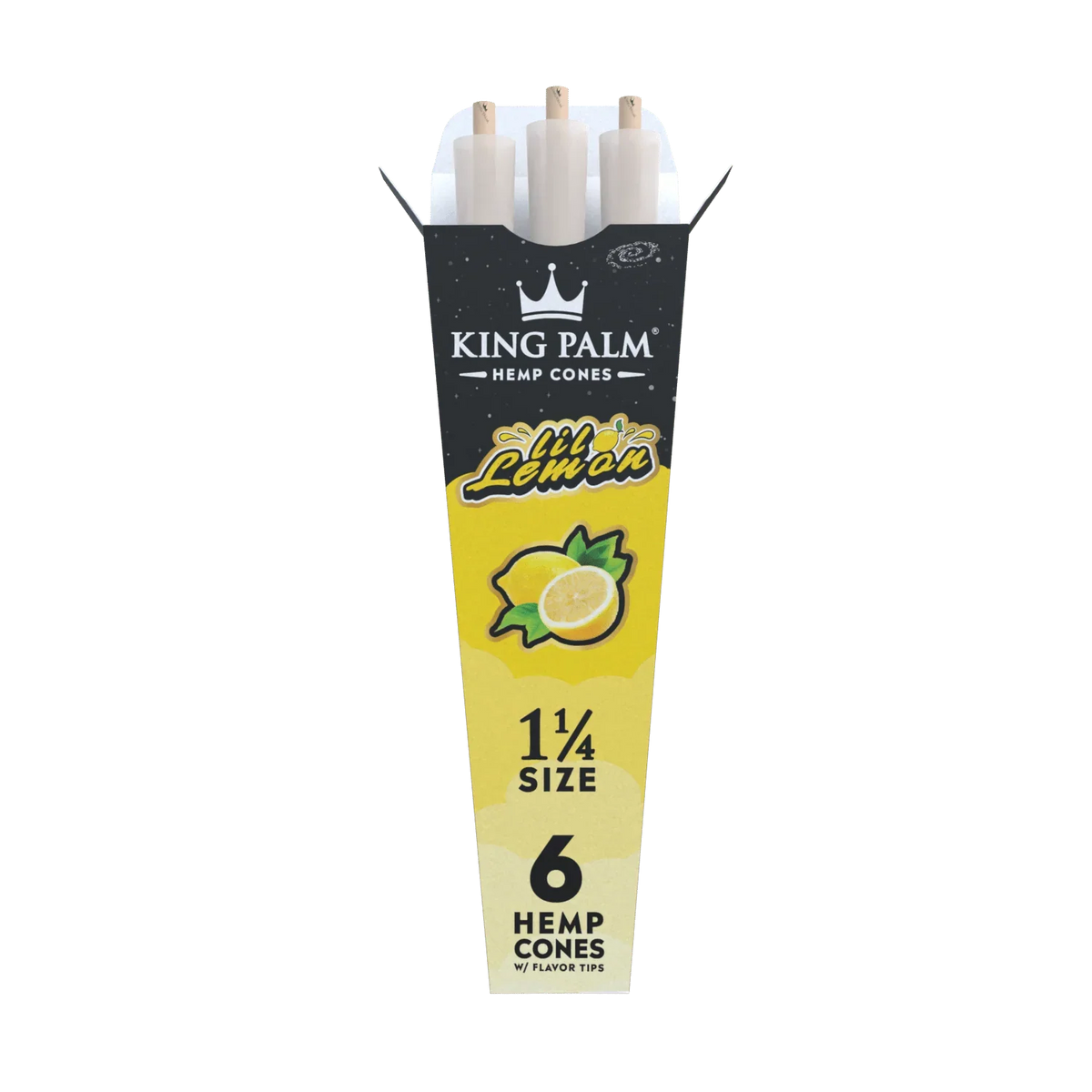 King Palm - Hemp Cones - 1 1/4 - 6pk - 30ct