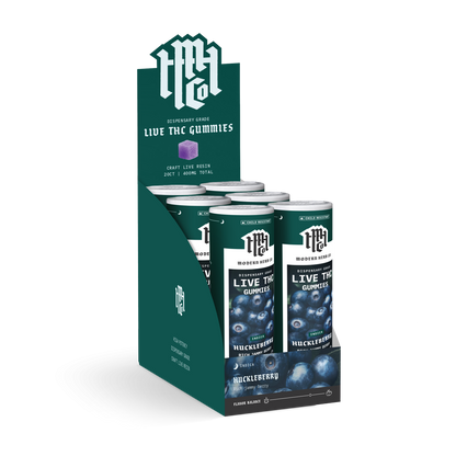 Modern Herb Co - 400mg Live Resin D9 THC Gummies - 20pk - 6ct