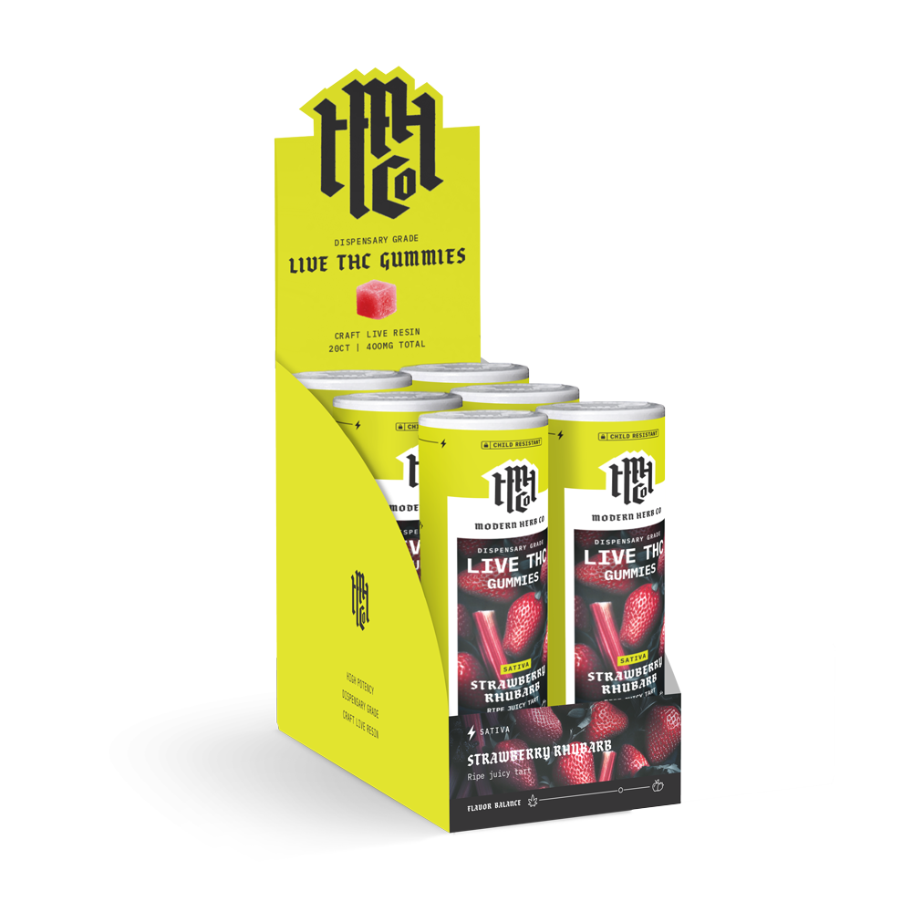 Modern Herb Co - 400mg Live Resin D9 THC Gummies - 20pk - 6ct