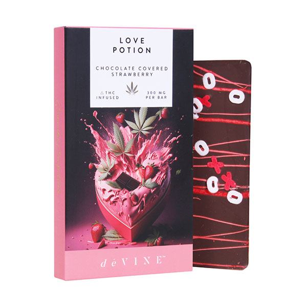 Cannabis Confection- Love Potion  15 serving bar - 300mg