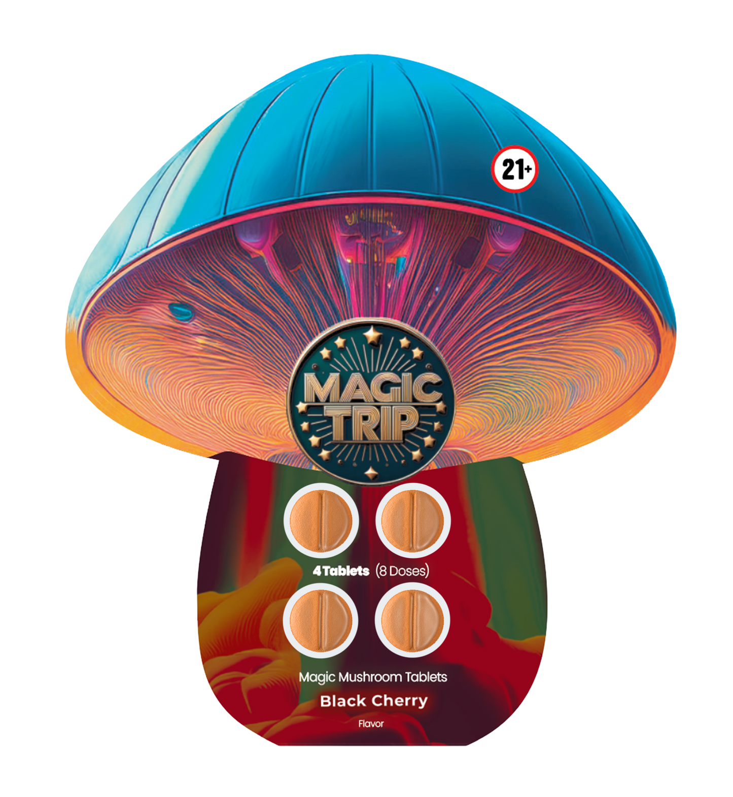 Magic Trip - 10mg Mushroom Tabs - 4pk - 10ct