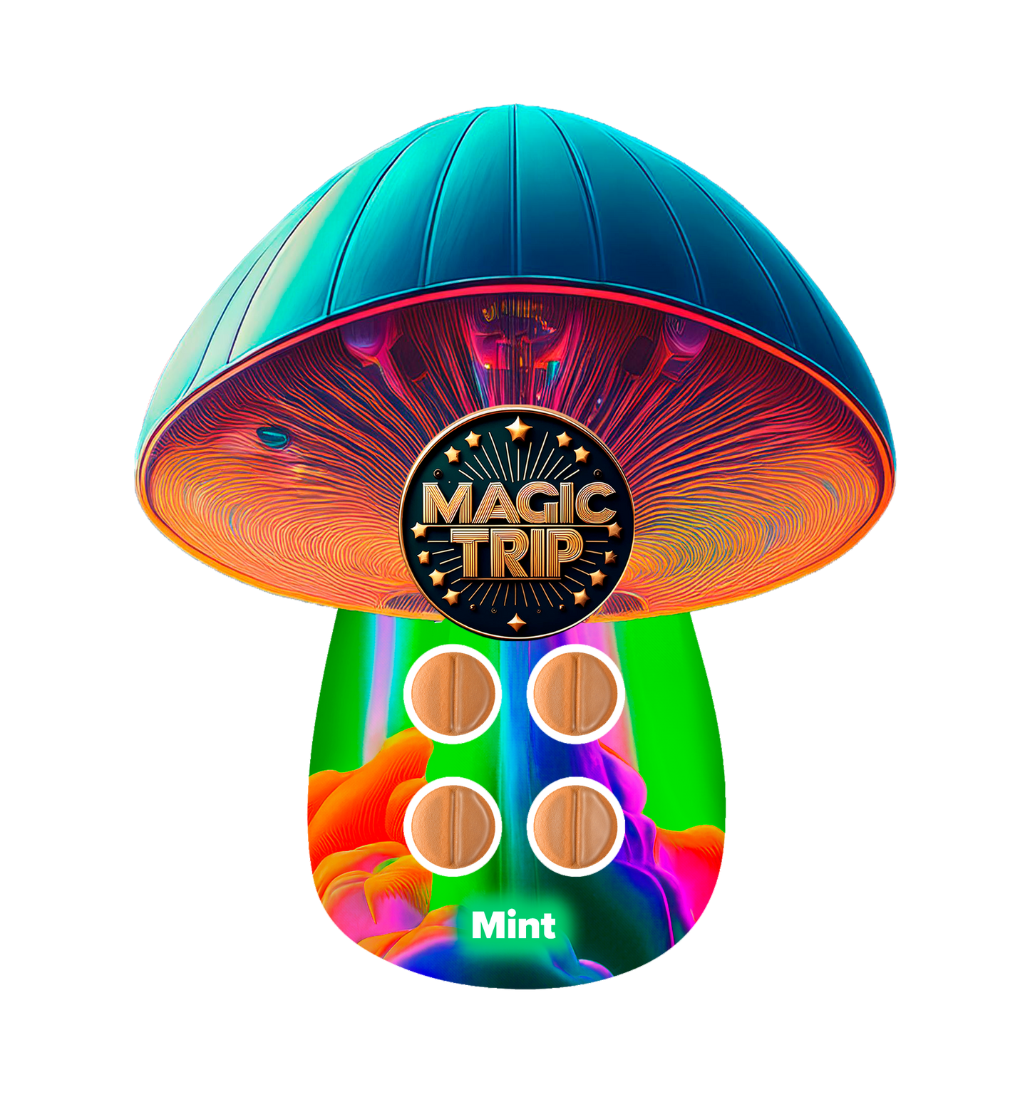 Magic Trip - 10mg Mushroom Tabs - 4pk - 10ct