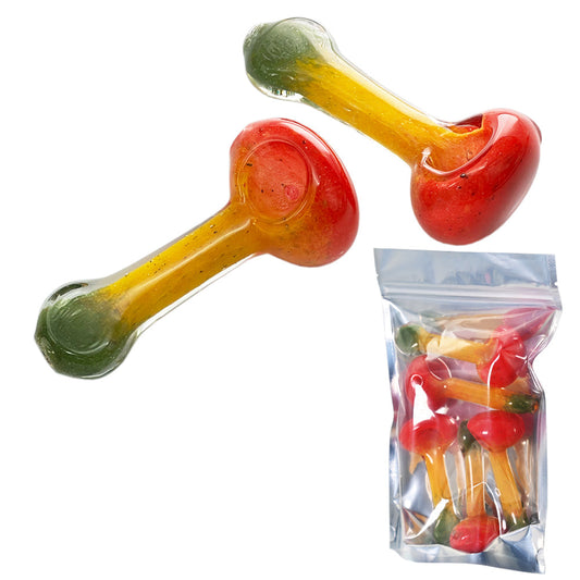 Hand Pipes - 4" Rasta Spoon - 5ct