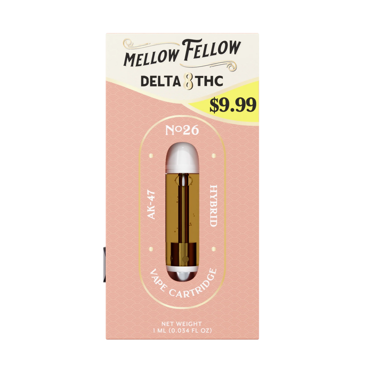 Mellow Fellow - 1g D8 Cart ($9.99) - 6ct