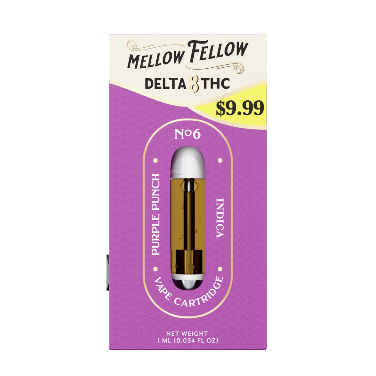 Mellow Fellow - 1g D8 Cart ($9.99) - 6ct
