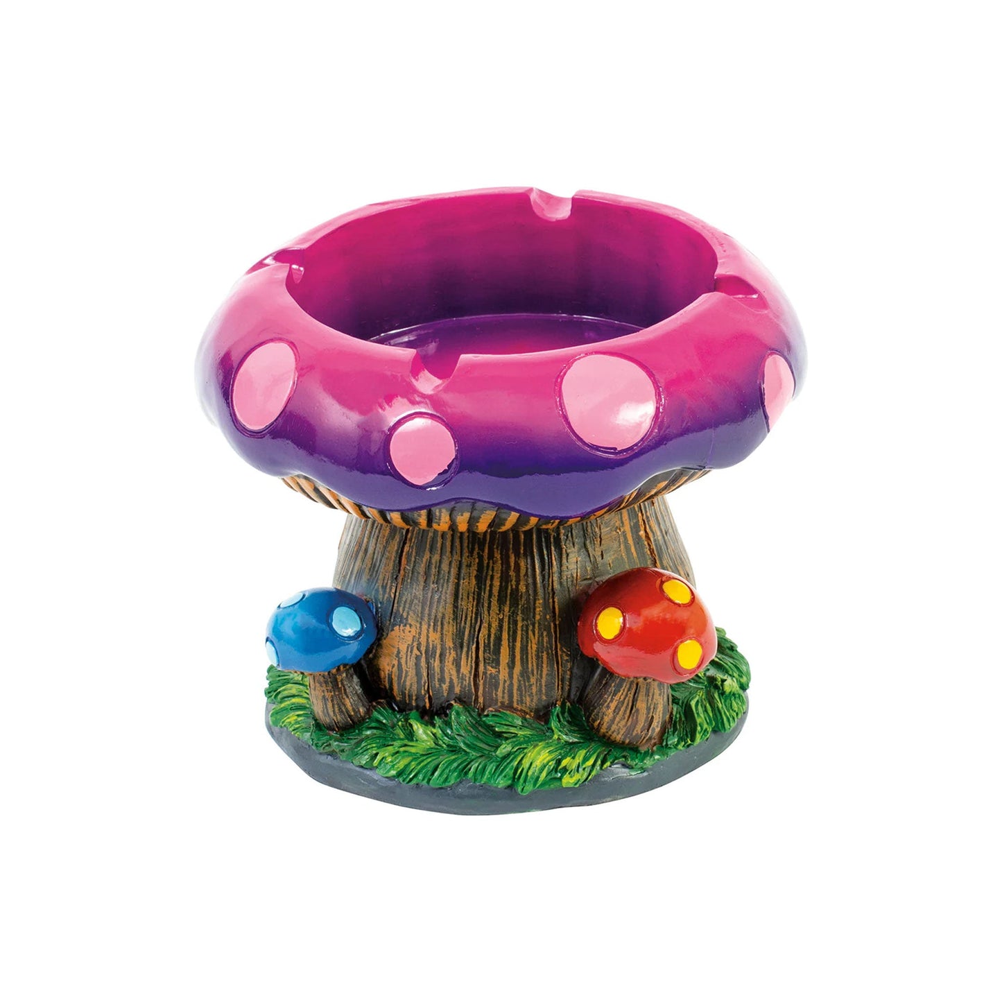Fujima - Ashtray - Large Mushroom Tree Poly Stone - LT205