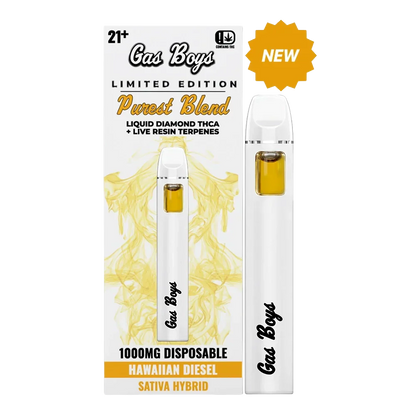 Gas Boys - Liquid Diamond THCA + Live Resin Terpenes 1000mg Disposable - 6ct