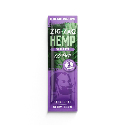 Zig Zag - Hemp Wraps - OG Purp 2ct - 25ct box