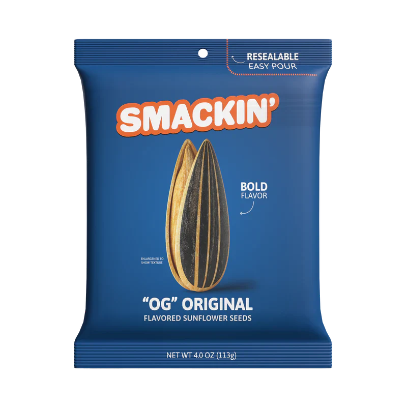 Smackin' Sunflower Seeds - 4oz Bag - 12ct