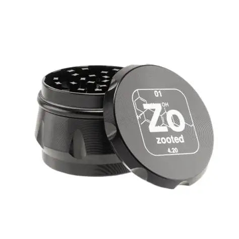 Zooted 4pc Grinder - 63mm - Assorted Colors