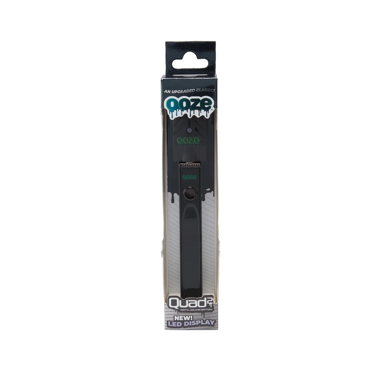 Ooze - Quad 2 - 500mAh Digital Square 510 Vape Batteries