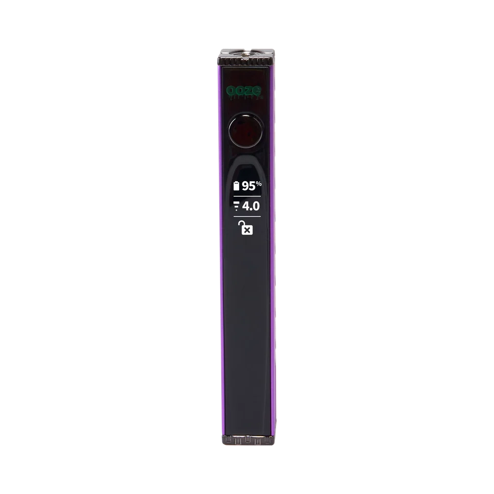 Ooze - Quad 2 - 500mAh Digital Square 510 Vape Batteries